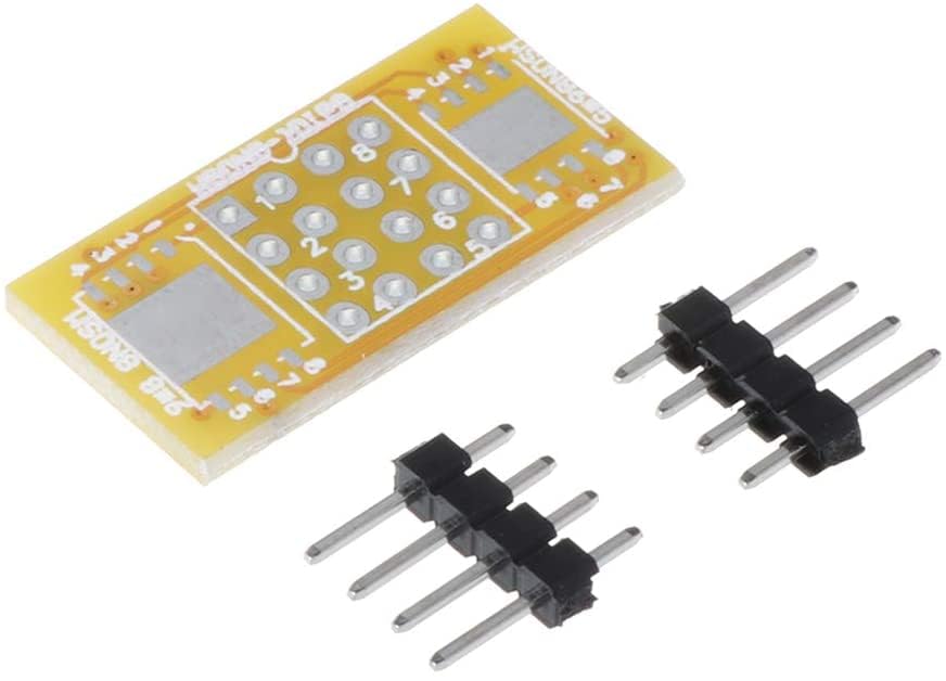 SATKIT Adattatore WSON8 DIP8 per Chip QFN8 DFN8 MLF8 Programmatori TL866II Plus RT809H RT809F 8 Pin