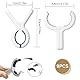 Große Badetuch Klammern,9 Stück Handtuchklammern für Strandliegen,Winddicht Strandtuch Clips,Wäscheklammern,Starke Towel Clips Klammern für Tägliche Wäsche,Dicke Kleidung,Badetuch,Bettwäsche
