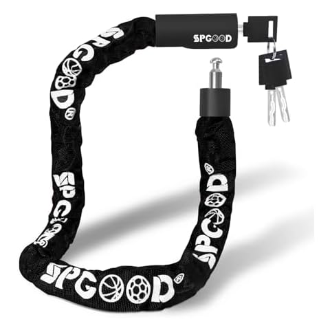 SPGOOD 90 cm Steel Chain Bike Lock Cover