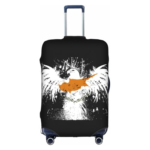 Travel Luggage Cover Cyprus Cypriot Flag Fashion Washable Baggage Suitcase Protector Fit For Luggage X-Large