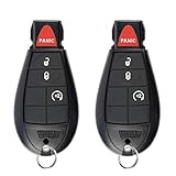 SaverRemotes 4 Button Key Fob Compatible for 2013-2018 Dodge Ram 1500 2500 3500 Keyless Entry Remote...
