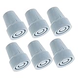 PACKOVE 6stücke Rutschfeste Gummipuffer Für Gehstöcke Langlebige Anti-rutsch-füße Für Krücken Optimal Für Ältere Menschen Vielseitig Einsetzbar Und Widerstandsfähig Gegen