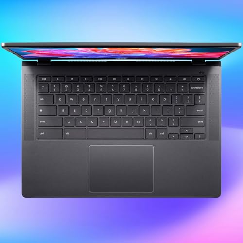 Image of acer Chromebook Plus 14 inch Touchscreen Laptop, FHD IPS Display, Intel Core i3-N305, 8GB LPDDR5 RAM, 768GB Storage, 1080p Webcam with Privacy Shutter, Wi-Fi, Fast Charging, USB-A, USB-C