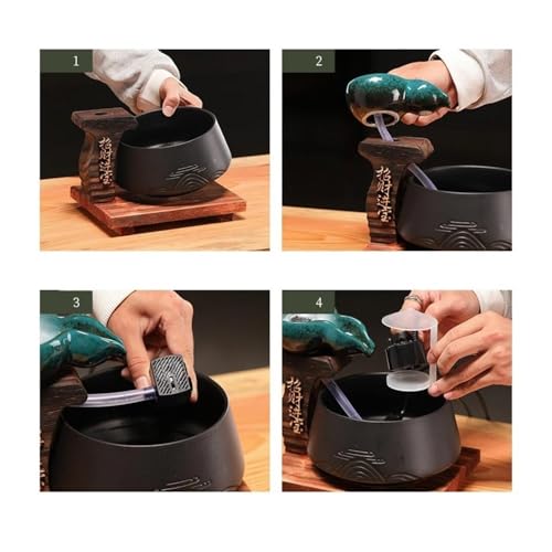 Fontaine d'intérieur : le cadeau déco idéal avec sa table bleue