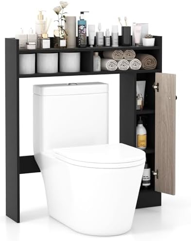 LOKO Over The Toilet Storage Cabinet, Freestanding Over Toilet Or...