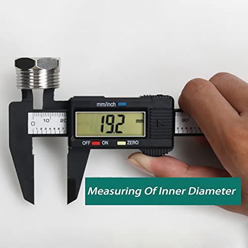 Digital Calipers,Electronic Digital Calipers,Yklsxkc Lcd Screen Displays 0-6"Caliper Measuring Tool,Inch And Millimeter Conversion, Suitable For Jewelry Measurement And 3D Printing #TOP1