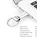 FREW Waterproof USB Flash Drive Pen Drive Memory USB Stick with Keychain (2TB)