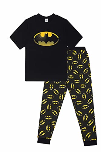 BATMAN Men's Character Cotton Pyjamas Sizes S to 2XL (X-Large) Black - Image 2