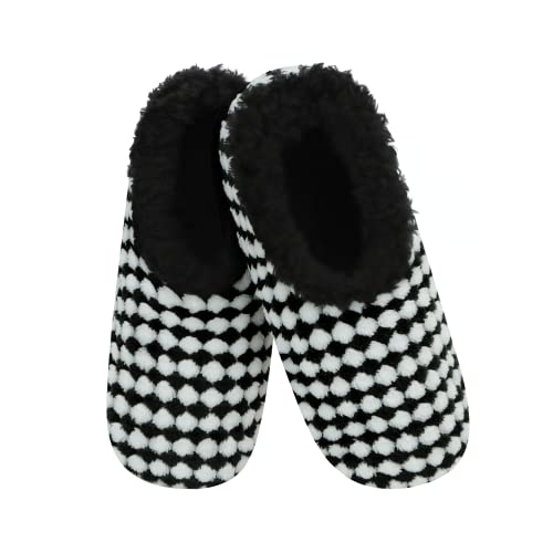 Image of Snoozies Slipper Socks for Women Indoor, Cozy Sherpa-Lined Womens Slippers Non-Skid, Ladies Gifts