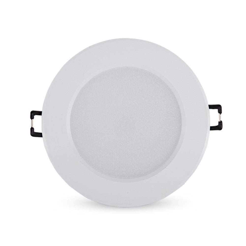 15W/18W Ultra Jasne Białe Diody Led Wpuszczane Okrągłe Sufitowe Downlighty Wpuszczane Ultracienkie Aluminiowe Oświetlenie Wewnętrzne Reflektory Do Alejek Home D(15W-Ciepłe Światło)