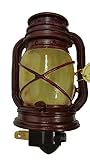 Electric Night Light, Oil Lantern Lamp, Outlet Plug In, 5-inch