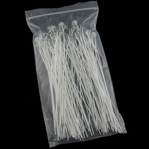 DGZZI 100pcs 8\" Cotton Candle Wick Pre-Wax Candle Wicks Long Wicks for Candle Making - Thumbnail 5