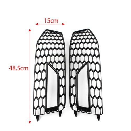 Grille de phare antibrouillard finition nid d'abeille premium pour S4 RS4 - 6