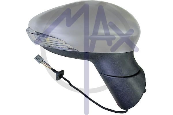 MAX MFD101-R Specchietto retrovisore esterno termico asferico per regolazione elettrica specchio Dx Compatibilità con FORD B-MAX JK