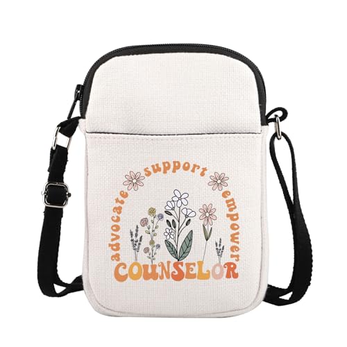 ENSIANTH Counselor Appreciation Crossbody Purses Bag Teachers' Day Gift Counseling Therapist Gift Guidance Counselor Gift