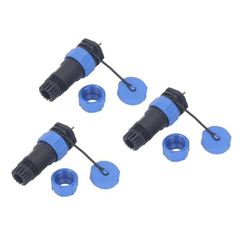 Conector de aviación IP68 2 Pines cobre y PA66 miniatura 2