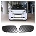 LIGUOHL Car Fog Lamp Bezel LH RH Fog Light Grille Cover Fit ，Compatible with Smart FORTWO 451 2008-2012 4518260124C22A 4518260224C22A