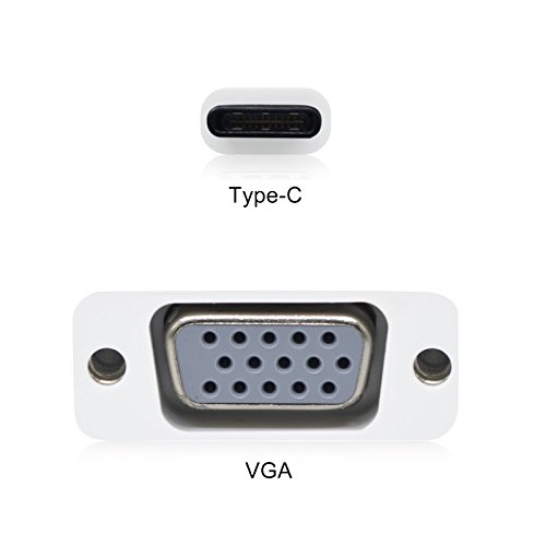 Adaptador De Usb-c Para Vga - Conversor Type C Usb 3.1