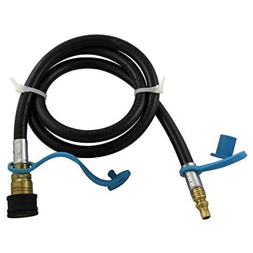 Flame King Rv, Van, Trailer, Dual Quick Connect Hose, Lp Gas Only, 72 Inch, 1/4 Inch Id - 100395-72 , Black #TOP2