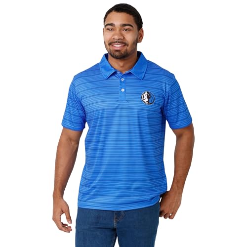 Polo de la NBA para hombre en poliéster con manga corta y logotipo del equipo