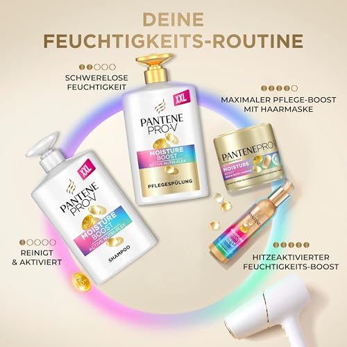 Pantene Pro-V Moisture Boost Shampoo Active Nutri-Plex 1000ml Pumpspender – Ansicht 6