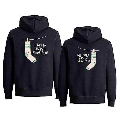 Micaxili Sudadera con Capucha para Pareja Sudadera para Parejas De Novios Regalo Aniversario Sudadera Hombre Mujer 1 Pieza(BK-Women-We Make-L) Micaxili Sudadera con Capucha para Pareja Sudadera para Parejas De Novios Regalo Aniversario Sudadera Hombre Mujer 1 Pieza(BK-Women-We Make-L)