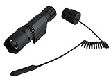 Tactical Flashlight with Singe Ring for mounting on Picatinny, Ultra Bright 260 Lums with Cree R2 Bu