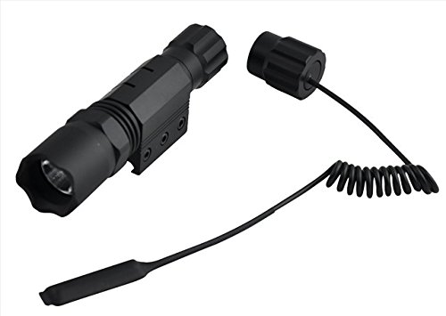 Tactical Flashlight With Singe Ring For Mounting On Picatinny, Ultra Bright 260 Lums With Cree R2 Bulb (Picatinny) #TOP2