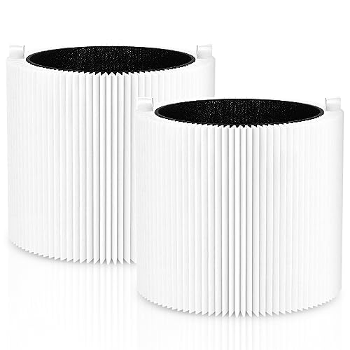 411i Max 411a Replacement Filters for Blueair 411i Max and 411a Max Air Purifier, F4MAX Particle and Activated Carbon Filter, 2 Pack