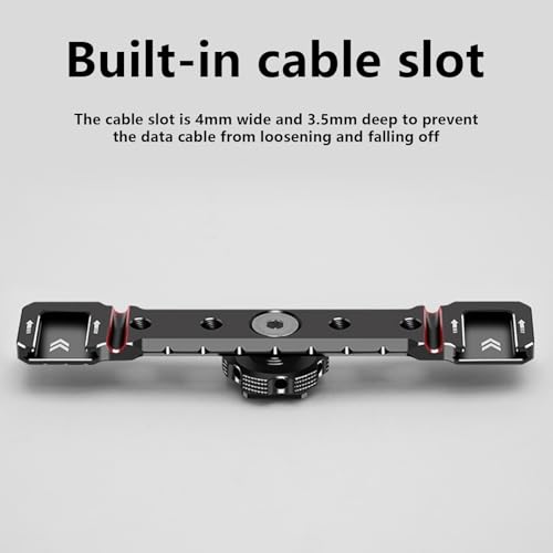 Image of Cold Shoe Mount Adapter Extension Rod Bracket Stand for Camera Vlog Video Light Hot Shoe Plate Mount Photography Equipment Accessory
