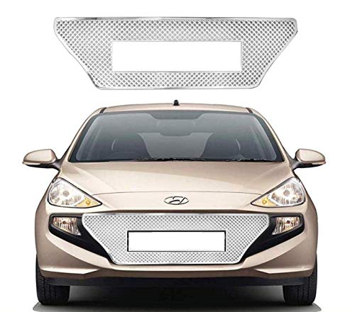Image of CAR SAAZ Bentley Style Front Grill Chrome Compatible with Santro Type 3 (2018-2020)