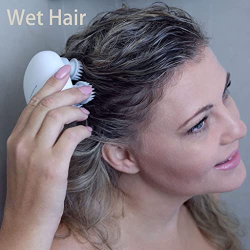 HaoToning Mini Massageador Elétrico Portátil para Couro Cabeludo, Coçador de Cabeça para Crescimento