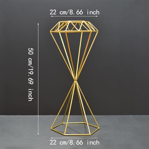 Support pour composition florale diamant pour sublimer vos tables