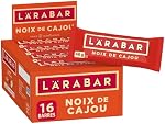 LÄRABAR Cashew, Fruit and Nut Energy Bar, Pack of 16 Bars, Gluten Free, Vegan, Family Pack, Snack Bars, 768 Grams Package