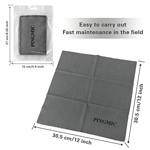 2" Gun Cleaning Patches 600 Count And 12" Silicone Gun Cloth In Plastic Box - Gun Cleaning Supplies Includes Lint Free Gun Cloth Cleans Polishes Protects, 9Mm Gun Patches Fit For .22-.45Cal Firearms #TOP4