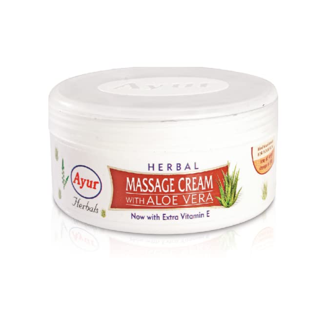 Ayur Herbals MASSAGE CREAM With Aloe Vera (200 ML) Amazon.in Beauty