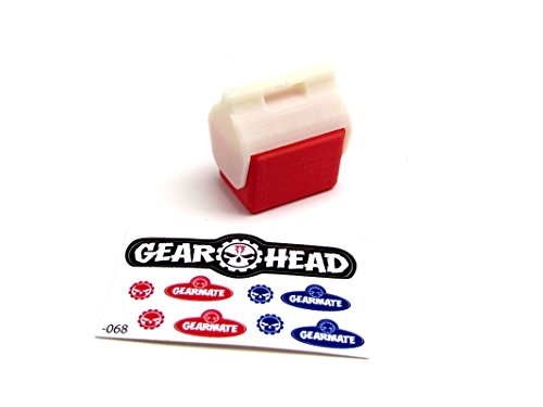 Gear Head RC 1/10 Scale Miniature Small Ice Chest - Red