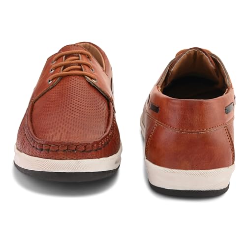 Image of Centrino Driving Loafers for Man | Shoes for Men Stylish | Casual Slip-On Moccasins | Cushioned Insole | Lightweight Comfortable Mens Loafer Shoes | Hand-Stitched Design | Slip On Shoes for Man Outings (9494)