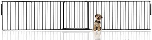 Bettacare Premium Multi Panel Flexible Pet Barrier (Upto 144cm (70cm Tall), Black)