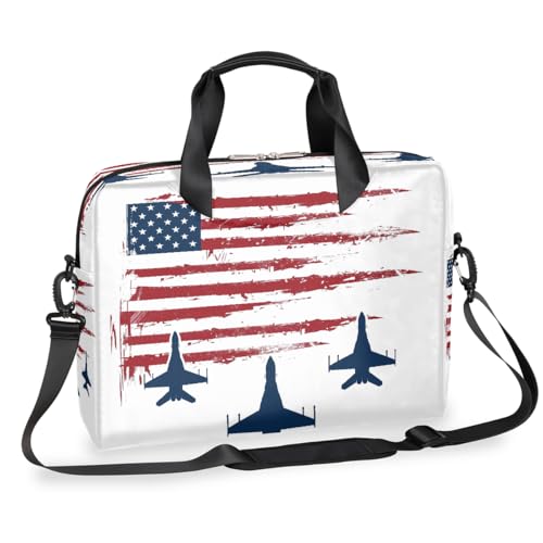 Bolso para portátil 15.6-16 pulg diseño bandera EE.UU. miniatura 1