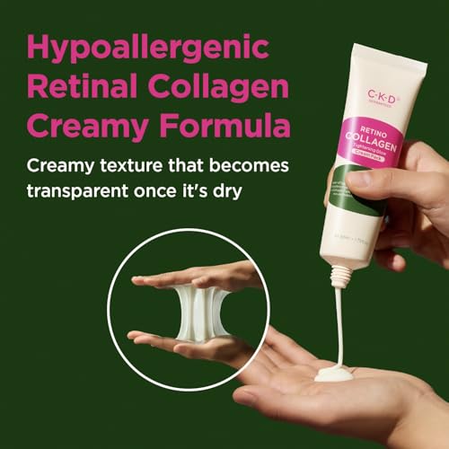 CKD Retino Collagen Creamy Peel-Off Mask - Face Wrapping Mask for Glowing Glass, Pore Tightening, Firming & Elasticity. Low-Molecular Collagen for Deep Absorption. Korean Skin Care. 2.7 fl oz