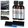 2pcs Renovateur Plastique Voiture Interieur,Nettoyant Voiture Interieur,Crystal Coating Voiture Plastique Cuir Rénovation Revêtement,Convient pour La Rénovation Intérieure de Voiture