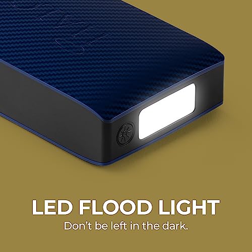 Halo Usb Bolt 58830 Mwh Portable Phone Laptop Charger Car Jump Starter With Ac Outlet And Car Charger - Blue Graphite #TOP6