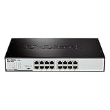  D-Link 16-Ports Gigabit Unmanaged Switch No administrado Negro - Switch de Red (No administrado, Bidireccional Completo (Full Duplex))