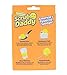 Scrub Daddy Lemon Fresh Scrubber - FlexTexture Sponge, Soft in Warm Water, Firm in Cold, Deep Cleaning, Dishwasher Safe, Multiuse, Scratch Free, Odor Resistant, Functional, Ergonomic, 2pk