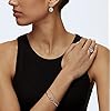 SWAROVSKI Women's Infinity Crystal Jewelry Collections, Rhodium & Rose Gold Tone Finish