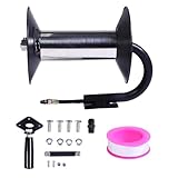 Fafeicy Hochdruckreiniger-Schlauchaufroller, Robust, 4000 PSI, Wandmontage, Handkurbel, Hochdruckreiniger-Schlauchaufroller, 164 Fuß, für die Autowäsche zu Hause, in der Garage