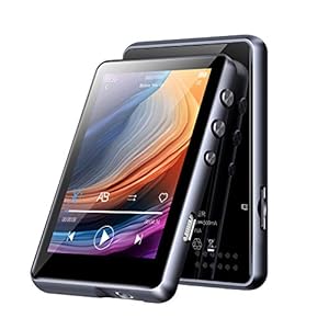 32 GB MP3-speler met Bluetooth 5.0, HiFi Lossless Sound MP3-muziekspeler, Ingebouwde luidspreker, met Line-in Voice Recorder, 2,4 inch volledig touchscreen, FM-radio, Ondersteuning tot 128 GB