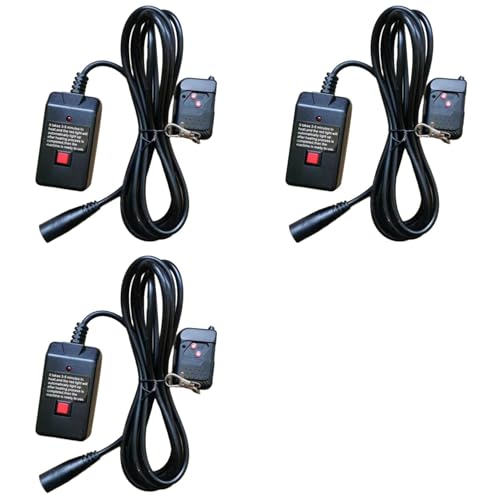 Zhdbchyuu 3X Máquina de Humo con Control Remoto con Cable Receptor de Control Remoto para Máquina de Humo con Efectos de Escenario de 400 W, 900 W y 1500 W