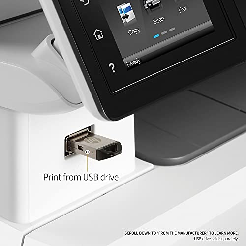 Image of HP LaserJet Pro M281fdw All-in-One Wireless Color Laser Printer, Works with Alexa (T6B82A)